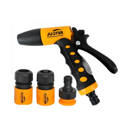 Pistolet eau Haute Pression de jardin + Raccord Tuyau - JUSTER