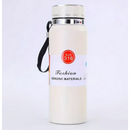 Thermos Isotherme Portable en Acier Inoxydable - 1000 ml - Rouge