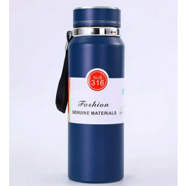 Thermos Isotherme Portable en Acier Inoxydable - 1000 ml - Rouge