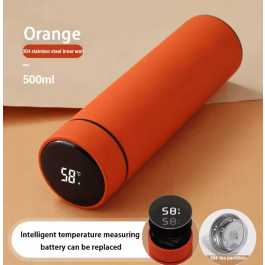 Thermos en acier inoxydable - thermique - Orange