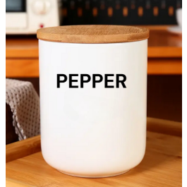 Boîte de rangement en céramique - PEPPER - 003