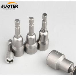 adaptateur pour piquet a vis - adaptateur ecrou magnetique - 8pc - JUSTER