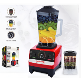 Mixeur Broyeur Robuste Blender 2 en 1 - Blender Mélangeur 2500W 2.5 L - LISIMO