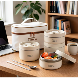 Ensemble de 4 boites lunch Box isothermes avec sac
