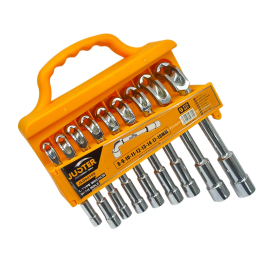 Jeu de cle a pipe 9 pcs 8-19 - JUSTER