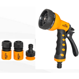 Pistolet eau Haute Pression jardin maison+ Raccord Tuyau - JUSTER