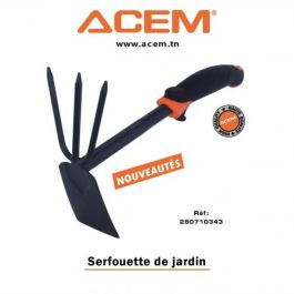 Serfouette avec panne et fourche noir & orange 280710343 - ACEM