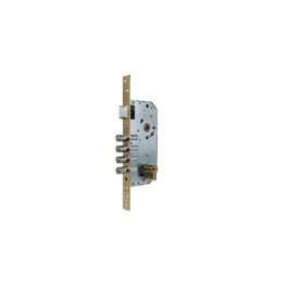 Serrure encastre haute securite dore axe 85 - Tesa
