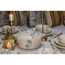 Service à table Face Art - CEREMICA PLUS - 1707904127-18 - céramique - 20 Pièces 