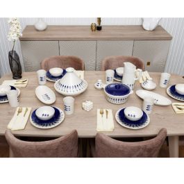 Service à table Fish - CERAMICA PLUS - 1707904174-32 - céramique - 35 Pièces 