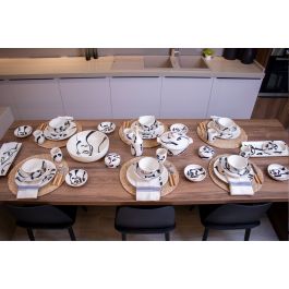 Service à table  Arabica Noir  42 Pièces