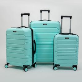 Set de trois valises  Matte TSA - Titou - Vert d'eau Acc Noir