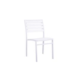 Chaise INNOLOISIRS SEVILLE Blanc Blanc - Aluminium - Polywood