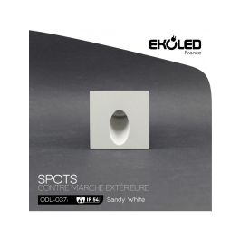 Spot c/m carre sv. 1x3w bl. 03 - Ekoled