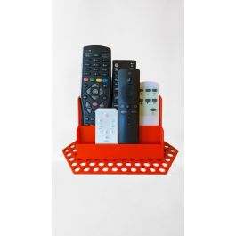 Support Télécommandes - Nid d’Abeille - Rouge - Plastique