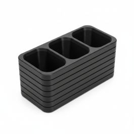 Support télécommande moderne - plastique - Noir