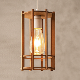 Suspension Ø15 cm H25 cm – Vieilli