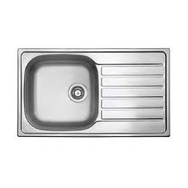 Évier Cuisine Inox 80x50 - 1 Cuve + Égouttoir - Inarel