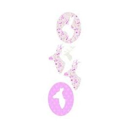 Sticker enfant Caselio JANE ROSE Taille M - D: 24x68 cm