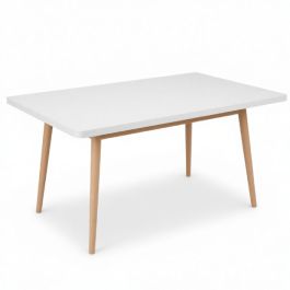 Table Extensible LEENA - MDF Stratifié - Blanc