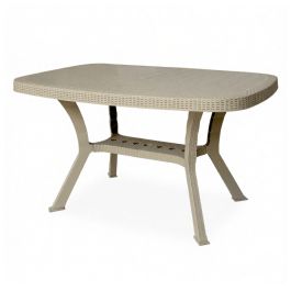 Table rectangulaire SOTUFAB - Grège - 135 x 80 cm