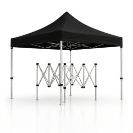 Tente Titan acier Pro - 3x3 m - Noir