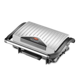 Panini grill couv coul inox-TECHWOOD