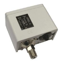Pressostat réglable industrielle 1/4'' male -0.2 / 7.5 bar hecapo