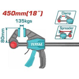 SERRE-JOINT PLASTIQUE Total - THT1346801 - 18 pouces
