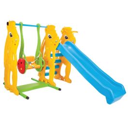 Toboggan balançoire Pilsan - 06-140 - Squirrel Set - Jaune/Bleu/Vert