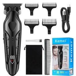 Tondeuse cheveux & barbe Kemei - KM2269 - Noir