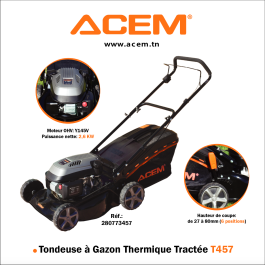 Tondeuse thermique tractée ACEM T-457 D - 830x570x500 mm