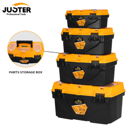 4 Boites à Outils en Plastique - 13"15" 18" 21" - JUSTER