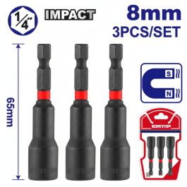 Tourne-écrous EMTOP - EMNS0831 - 3 pièces