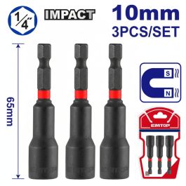 Tourne-écrous EMTOP EMNS1031 - 10 mm - 3 pièces