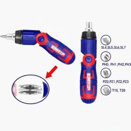 Tournevis cliquet EMTOP - ESDRH1502 - 15 en 1