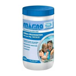 Chlore en pastille multi actions 1.2KG - Marina piscine