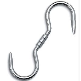 Crochet à Viande de Boucher - Grand Taille - Tournante