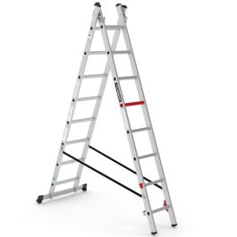 Échelle Duomax TSA65 Cagsan - 2x8 marches - Aluminium