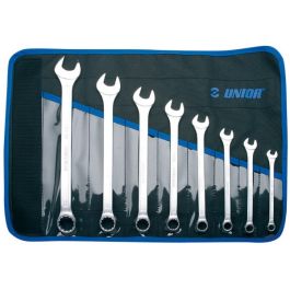 Jeu de 08 clés mixtes 6-22 avec trousse tissu 615475 - UNIOR