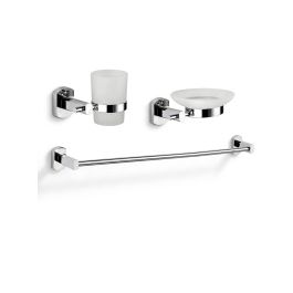 Pack Porte Verre - Porte Savon - Porte Serviette Simple 60CM - REMER
