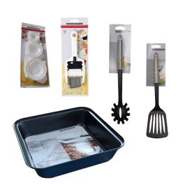 Pack lasagnes et pâtes Trancheur à fromage + set 3 moules + Spatule + Plat a lasagnes + Cuiller à spaghetti