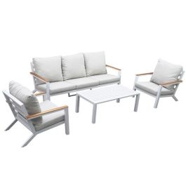 Salon de jardin Artie Jardin S18 - 5 places + 1 table basse