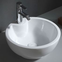 Vasque à poser SULANA - TR4074 - 400 x 400 x 1650 mm - Blanc