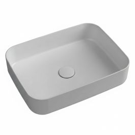 Vasque à poser + bonde Infinity - 50x36 cm - blanc