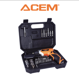 Visseuse Sans Fil ACEM CD03.04 – Rotatif 60° 3.6V - 44 PCS