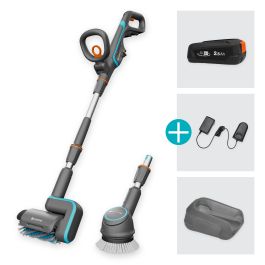 Nettoyeur de terrasse sur batterie AquaBrush 18V/P4A - Universal - Kit prêt à l’emploi