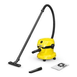 Aspirateur multifonction WD2 Plus V-12/4/18 1.628-000.0 Noir et jaune - KARCHER