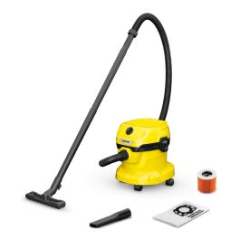 Aspirateur multifonction avec cartouche filtrante WD2 Plus V-12/4/18/C 1.628-009.0 Noir et jaune - KARCHER