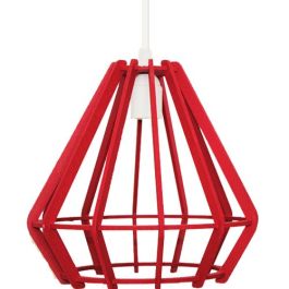 Suspension - Bois - Ø30 - Rouge-ARMIN HOME
